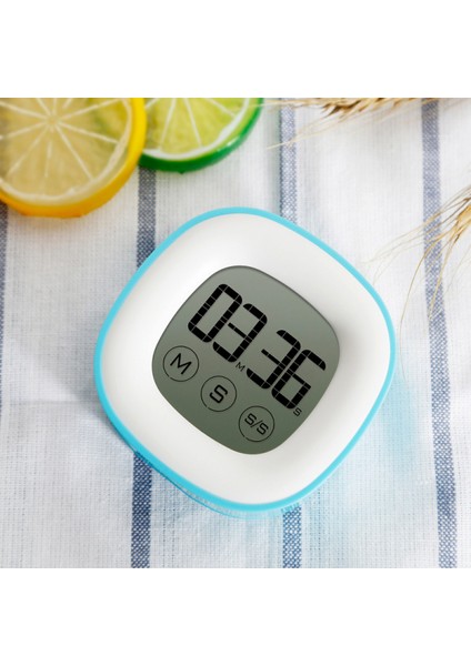 Mini Mutfak Karikatürü, Dokunmaya Duyarlı Geri Sayım Sayacı, Öğrenci Odasındaki Başucu Çalar Saati (Mavi) (Yurt Dışından) fiyatları