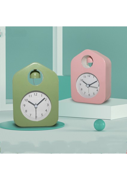Çocuklar, Öğrenciler ve Yetişkin Ev Ofis Saati (Yeşil) Için Aydınlık Dilsiz Basit Küçük Çalar Saat ile 4 Inç Metal Kuvars Sevimli Çalar Saat (Yurt Dışından) fiyatları