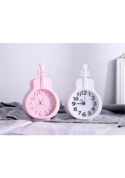 Çocuk Çalar Saat Yaratıcı Küçük Küçük Çalar Saat Öğrenci Dilsiz Başucu Saat Kişilik Tembel Basit Saat (Pembe) (Yurt Dışından) modelleri