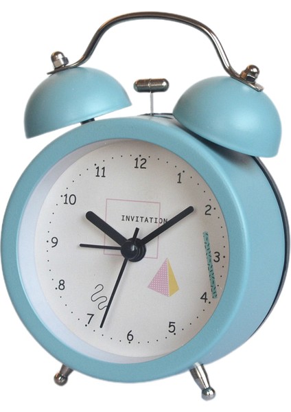 Analog Çalar Saat, 3 Inç Yuvarlak Çalar Saat Geçmeyen, Süper Sessiz Çalar Saat, Masa/yatak Odası Için Basit Şık Tasarım (Yurt Dışından)