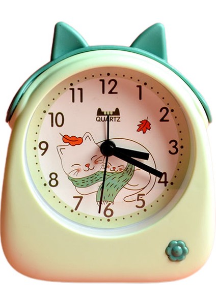 Karikatür Hayvan Çalar Saat, Sevimli Kişilik Çocuk Öğrenci Başucu Çalar Saat, Şeker Renkli Dekoratif Masa Saati (Yurt Dışından)
