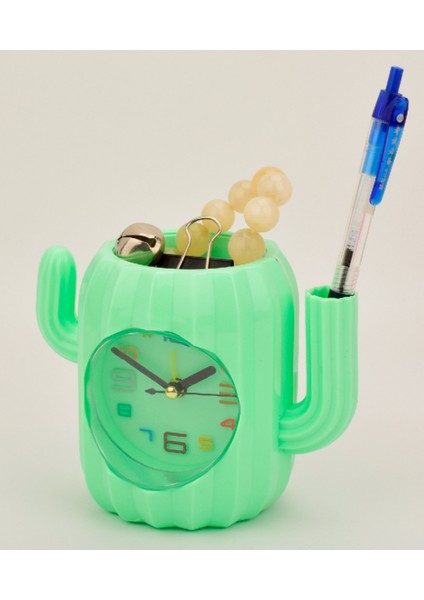 Yatak Odası Çalar Saat, Kaktüs Çalar Saat, Öğrenci Ev Dekorasyonu Masaüstü Saati (Yurt Dışından) fırsatları