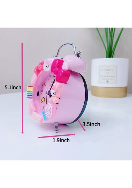Yatak Odası Çalar Saat, Hello Kitty Çalar Saat, Öğrenci Ev Dekorasyonu Masaüstü Saati (Yurt Dışından) indirimleri