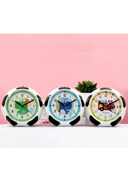 Yatak Odaları Için Çalar Saatler, Karikatür Çalar Saat Futbol Saati Gece Lambası, Öğrenci Çocuk Ev Dekorasyonu Masaüstü Saati (Mavi Dinozor) (Yurt Dışından) fiyatları