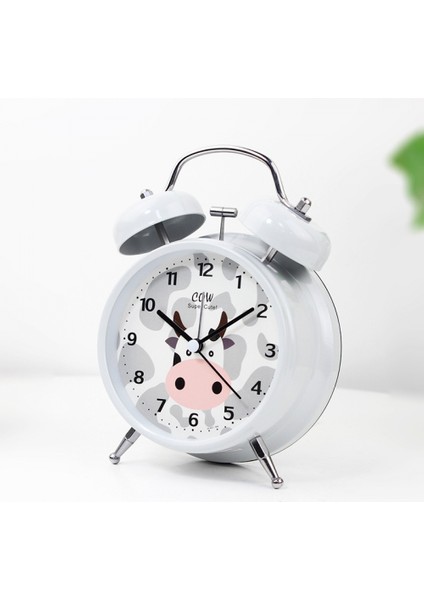 Inç Çalar Saat, Analog Metal Sığır Çalar Saat, Öğrenci Ev Dekorasyonu Masaüstü Saati (Yurt Dışından) modelleri