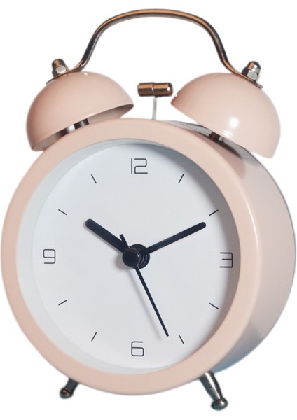 Analog Çalar Saat, 3 Inç Yuvarlak Çalar Saat Geçmeyen, Süper Sessiz Çalar Saat, Masa/yatak Odası Için Basit Şık Tasarım (Yurt Dışından)