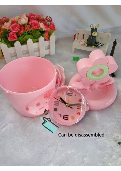 Yatak Odası Çalar Saat, Saksı Çalar Saat, Öğrenci Ev Dekorasyonu Masaüstü Saati (Yurt Dışından) fırsatları