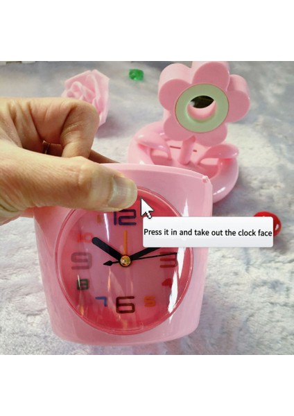 Yatak Odası Çalar Saat, Saksı Çalar Saat, Öğrenci Ev Dekorasyonu Masaüstü Saati (Yurt Dışından) indirimleri