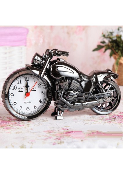 Yatak Odası Çalar Saat, Motosiklet Çalar Saat, Öğrenci Ev Dekorasyonu Masaüstü Saati (Yurt Dışından)