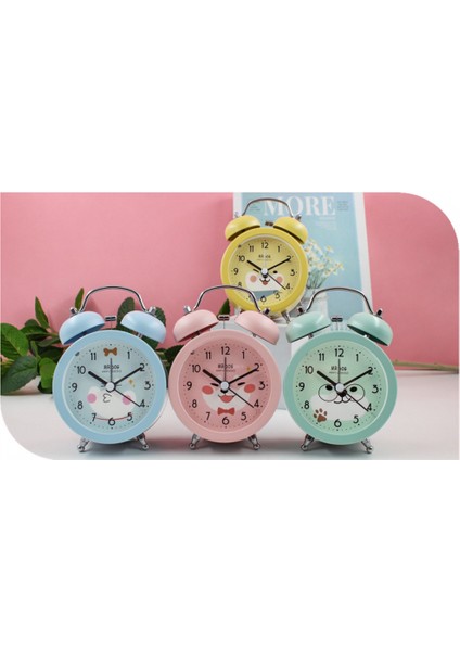 3 Inç Çalar Saat, Analog Hayvan Ifade Paketi Çalar Saat, Öğrenci Ev Dekorasyonu Masaüstü Saati (Yurt Dışından) fiyatları