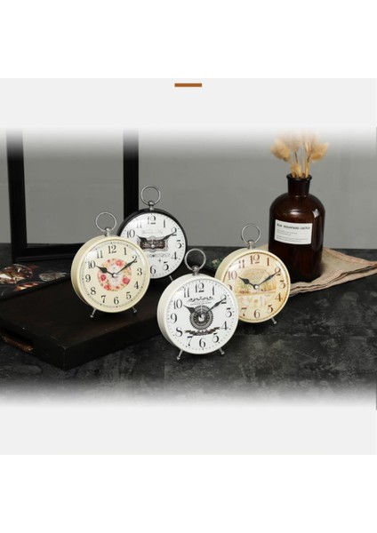 Yatak Odası Çalar Saat, Metal Çalar Saat, Öğrenci Ev Dekorasyonu Masaüstü Saati (Yurt Dışından) fiyatları