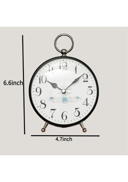 Yatak Odası Çalar Saat, Metal Çalar Saat, Öğrenci Ev Dekorasyonu Masaüstü Saati (Yurt Dışından) modelleri