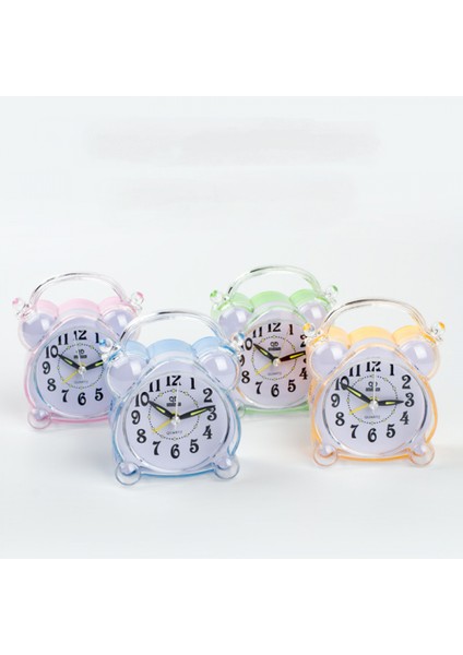 Yatak Odası Çalar Saat, Şeffaf Taşınabilir Çalar Saat, Öğrenci Ev Dekorasyonu Masaüstü Saati (Yurt Dışından) fiyatları