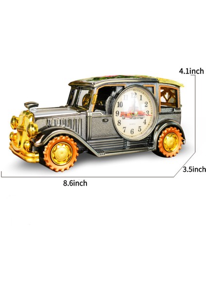 Yatak Odası Çalar Saat, Klasik Otomobil Çalar Saat, Öğrenci Ev Dekorasyonu Masaüstü Saati (Yurt Dışından) modelleri
