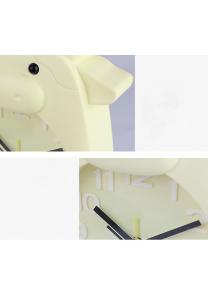 Çocuk Çalar Saat, Karikatür Çalar Saat Küçük Sığır Çalar Saat, Öğrenci Çocuk Ev Dekorasyonu Masaüstü Saati (Pembe) (Yurt Dışından) modelleri