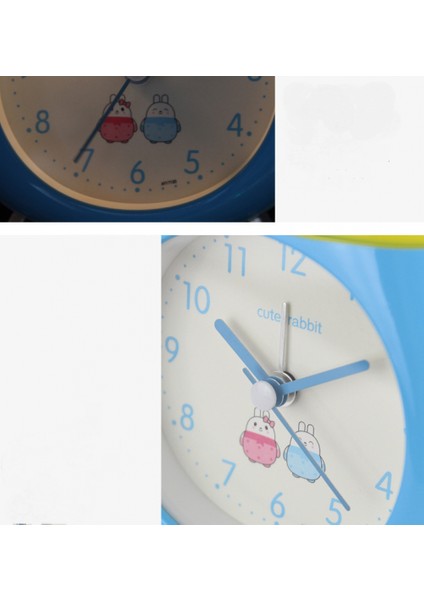 Çalar Saat, Analog Metal Tavşan Çalar Saat, Öğrenci Ev Dekorasyonu Masaüstü Saati (Yurt Dışından) modelleri