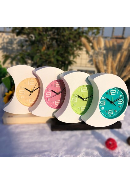 Yatak Odası Çalar Saat, Ay Çalar Saat, Öğrenci Ev Dekorasyonu Masaüstü Saati (Yurt Dışından) fiyatları