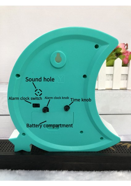 Yatak Odası Çalar Saat, Ay Çalar Saat, Öğrenci Ev Dekorasyonu Masaüstü Saati (Yurt Dışından) modelleri
