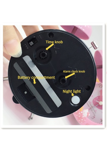 3 Inç Yatak Odası Çalar Saat, Karikatür Çalar Saat, Öğrenci Ev Dekorasyonu Masaüstü Saati (Yurt Dışından) fırsatları