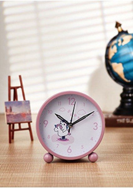 Çalar Saatler Masa Çalar Saati Kolay Ayarlanan Süper Sessiz Çalar Saat Yatak Odası Ofis Başucu Saati Için Işık Fonksiyonlu Dekoratif Saat (Renk : Pembe) (Yurt Dışından) modelleri