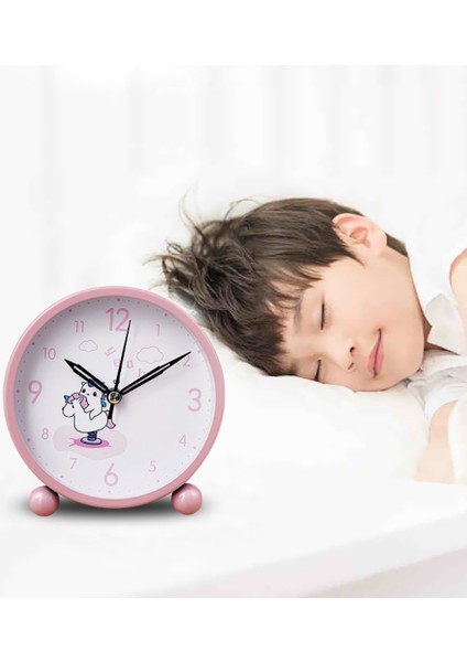Çalar Saatler Masa Çalar Saati Kolay Ayarlanan Süper Sessiz Çalar Saat Yatak Odası Ofis Başucu Saati Için Işık Fonksiyonlu Dekoratif Saat (Renk : Pembe) (Yurt Dışından) fırsatları