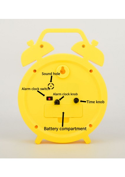 Yatak Odası Çalar Saat, Karikatür Çalar Saat, Öğrenci Ev Dekorasyonu Masaüstü Saati (Yurt Dışından) modelleri