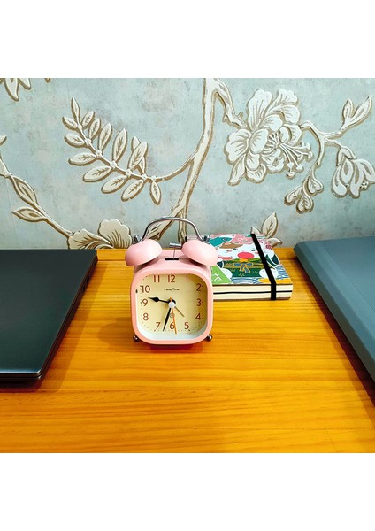 Justup Çocuklar Için Sessiz Çalar Saat Derin Uyuyanlar Için Yüksek Sesli Alarm Küçük Masa Saati Arkadan Aydınlatmalı Yatak Odası Oturma Odası Için --- Sarı (Yurt Dışından)