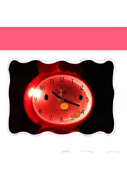 Yatak Odaları Için Çalar Saatler, Karikatür Çalar Saat Tavşan Çalar Saat Gece Lambası, Öğrenci Çocuk Ev Dekorasyonu Masaüstü Saati (Et Tozu) (Yurt Dışından) fırsatları