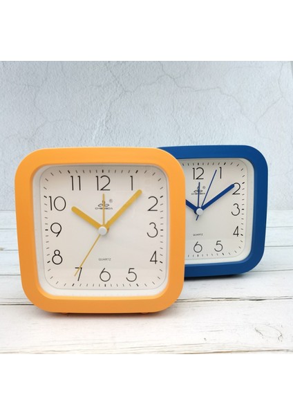 Inç Basit Stil Avrupa Tarzı Öğrenci Çocuk Sevimli Saat Yatak Odası Sessiz Başucu Küçük Çalar Saat (Kare Sarı) (Yurt Dışından) fiyatları