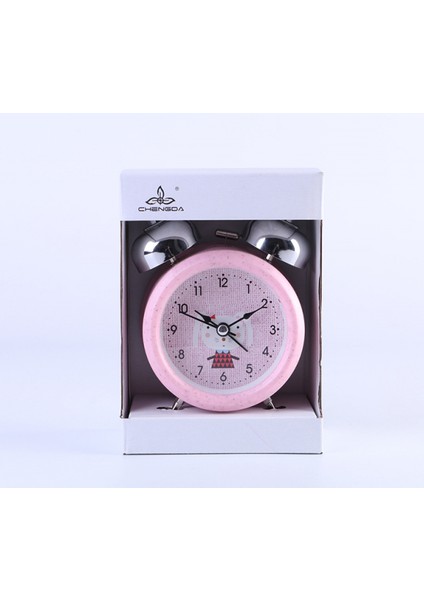 6-Inç Basit Stil Metal Çift Çan Öğrenci Çocuk Yetişkin Sevimli Saat Yatak Odası Başucu Küçük Çalar Saat (Mavi) (Yurt Dışından) modelleri