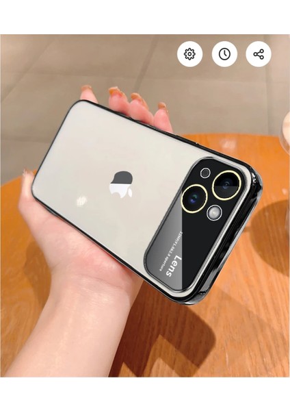 Iphone 14 Kamera Korumalı Arkası Şeffaf Silikon Telefon Kılıfı