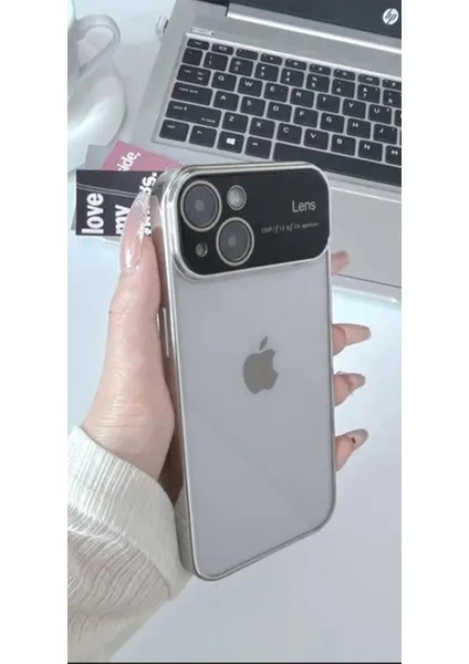 Bilişim Aksesuar  Iphone 13 Kamera Korumalı Çerçeveli Silikon Telefon Kılıfı