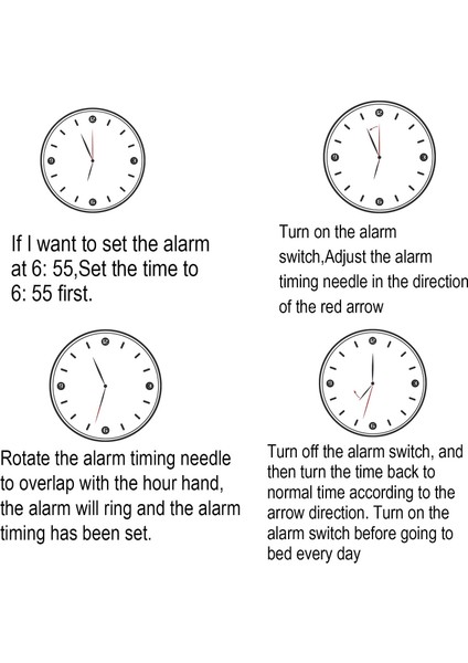 3 "sevimli Mini Geçmeyen Vintage Klasik Analog Çalar Saat, Arkadan Aydınlatmalı, Ağır Uyuyanlar Için, Yatak Odası Gençler Için Pille Çalışan Çalar Saat (Mavi) (Yurt Dışından) fiyatları