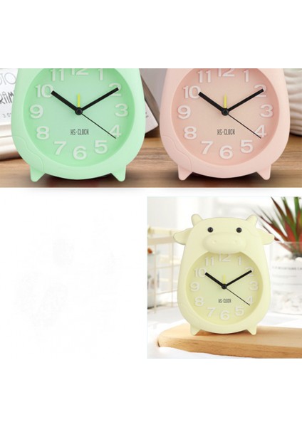 Çocuk Çalar Saat, Karikatür Çalar Saat Küçük Sığır Çalar Saat, Öğrenci Çocuk Ev Dekorasyonu Masaüstü Saati (Mavi) (Yurt Dışından) fiyatları