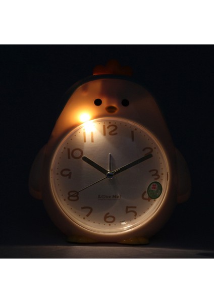 Yatak Odaları Için Çalar Saatler, Karikatür Çalar Saat Türban Tavuk Saati Gece Lambası, Öğrenci Çocuk Ev Dekorasyonu Masaüstü Saati (Bej) (Yurt Dışından) fiyatları