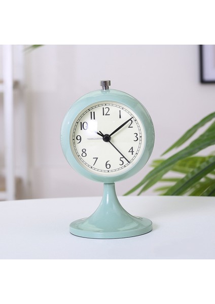 Yatak Odası Çalar Saat, Metal Çalar Saat, Öğrenci Ev Dekorasyonu Masaüstü Saati (Yurt Dışından)