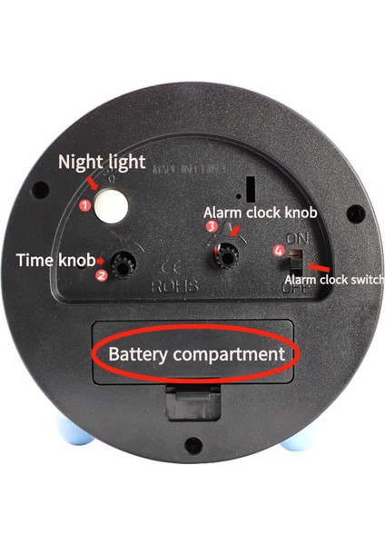 4 Inç Yatak Odası Çalar Saat, Kedi Paw Çalar Saat, Öğrenci Ev Dekorasyonu Masaüstü Saati (Yurt Dışından) indirimleri