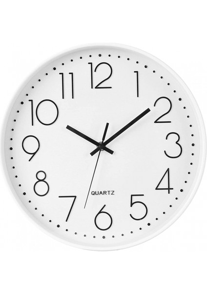 Güzel Ev Duvar Saati, Zarif Duvar Saati, Oturma Odası Yatak Odası Için (Siyah Beyaz) (Yurt Dışından)