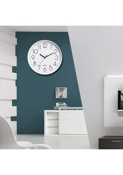 Güzel Ev Duvar Saati, Zarif Duvar Saati, Oturma Odası Yatak Odası Için (Siyah Beyaz) (Yurt Dışından) fiyatları