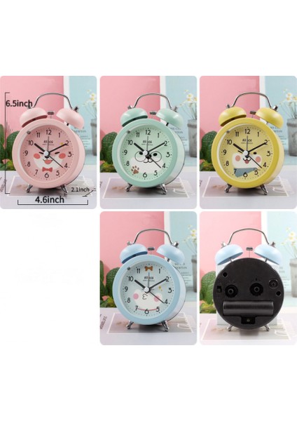 Öğrenci Çalar Saat, Hayvan Çalar Saat, Öğrenci Ev Dekorasyonu Masaüstü Saati (Pembe) (Yurt Dışından) fiyatları