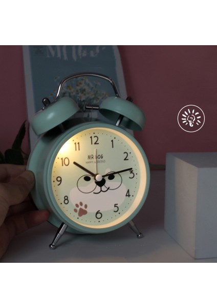 Öğrenci Çalar Saat, Hayvan Çalar Saat, Öğrenci Ev Dekorasyonu Masaüstü Saati (Pembe) (Yurt Dışından) fırsatları