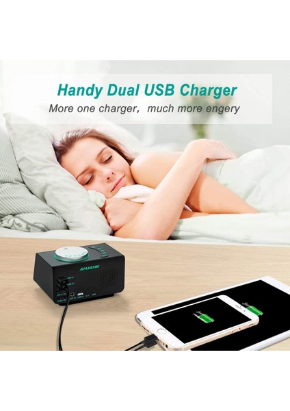 2021 En Yenisi Küçük Dijital Çalar Saatli Radyo - Fm Radyo, Çift USB Şarj Bağlantı Noktası, Çift Alarm, Ayarlanabilir Ses ve Parlaklık Kısıcı, Uyku Zamanlayıcısı (Yurt Dışından) fırsatları