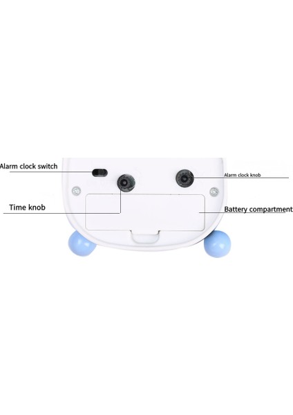 Yatak Odası Çalar Saat, Hayvan Çalar Saat, Öğrenci Ev Dekorasyonu Masaüstü Saati (Yurt Dışından) modelleri