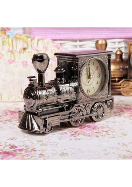 Yatak Odası Çalar Saat, Tren Çalar Saat, Öğrenci Ev Dekorasyonu Masaüstü Saati (Yurt Dışından)