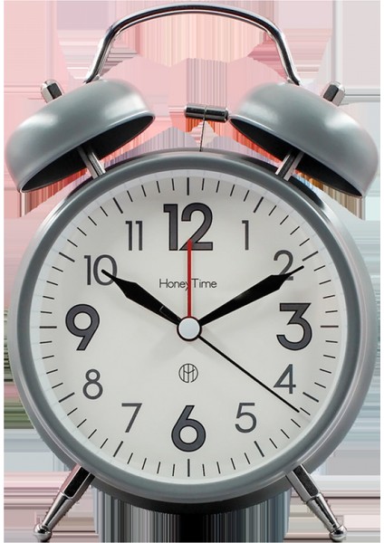 Inç Çalar Saat, Analog Metal Çalar Saat, Öğrenci Ev Dekorasyonu Masaüstü Saati (Yurt Dışından)