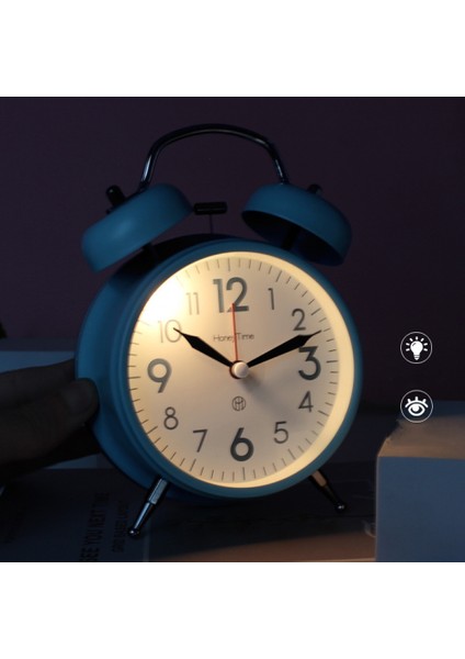 Inç Çalar Saat, Analog Metal Çalar Saat, Öğrenci Ev Dekorasyonu Masaüstü Saati (Yurt Dışından) fırsatları