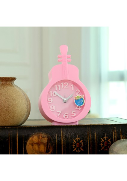 Yatak Odası Çalar Saat, Gitar Çalar Saat, Öğrenci Ev Dekorasyonu Masaüstü Saati (Yurt Dışından)