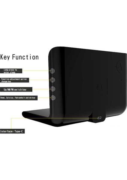 Yaratıcı Dijital Çalar Saat, Saat Kablosuz Hızlı Şarj, Çok Fonksiyonlu Üçü Bir Arada Cep Telefonu Kablosuz Şarjlı Çalar Saat Beyaz (Yurt Dışından) fırsatları