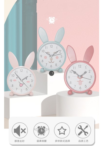 Çocuklar, Öğrenciler ve Yetişkinler Için Aydınlık Sessiz Basit Küçük Alarm Saatli 4,25 Inç Metal Çalar Saat Ev Ofis Saati (Kırmızı) (Yurt Dışından) fırsatları