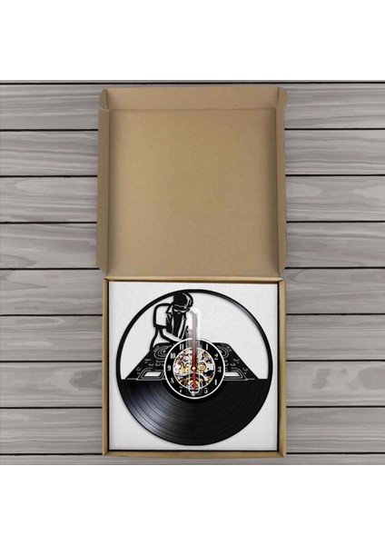 Müzik Vinil Kayıt Duvar Saati -Yaratıcı Içi Boş LED Işık Duvar Saati -Vinil Saat -Oturma Odası Duvar Dekoru - Müzik Aşığı Için Eşsiz Hediyeler (Yurt Dışından)